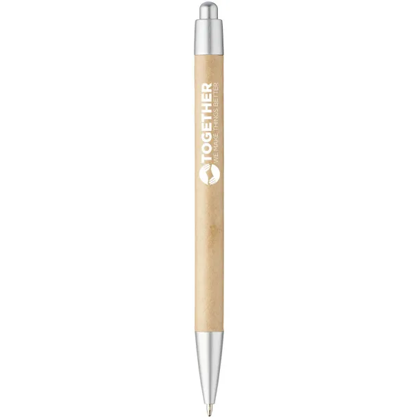 Tiflet recycled paper ballpoint pen Brown