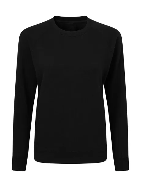  Ladies' Raglan Sweat - SG Black