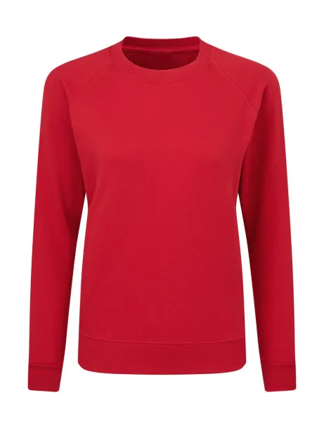  Ženski raglan pulover, 280 g/m² - SG Crvena