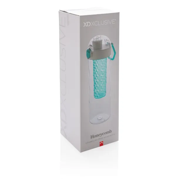  Honeycomb lockable leak proof infuser bottle - XD Xclusive Turquoise 