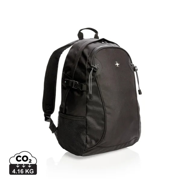  Swiss Peak outdoor backpack PVC free - Swiss Peak Black 