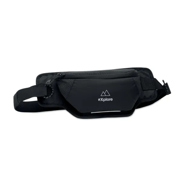 NYKO Hiking waist bag in 420D nylon Black