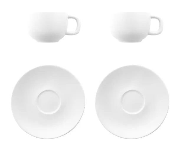 Caturra Plus set šalica za cappuccino, 200 ml Bijela