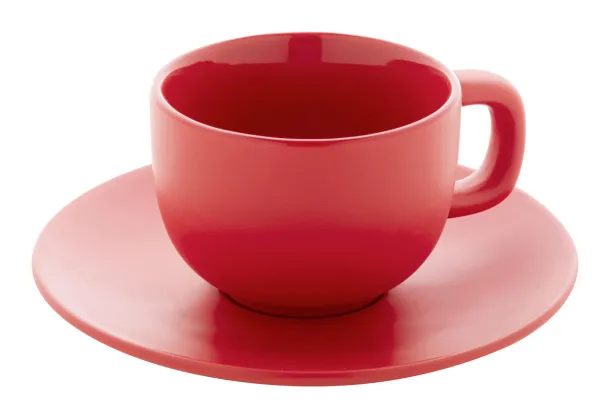 Caturra Plus set šalica za cappuccino, 200 ml Crvena