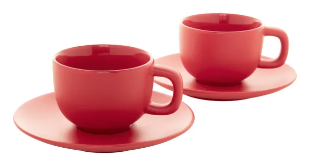Caturra Plus set šalica za cappuccino, 200 ml Crvena