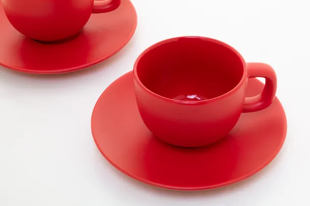 Caturra Plus cappuccino cup set Red