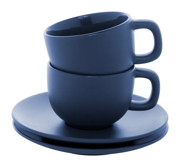 Caturra Plus cappuccino cup set Dark blue