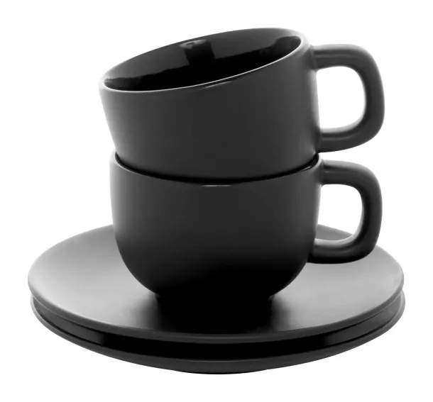 Caturra Plus cappuccino cup set Black