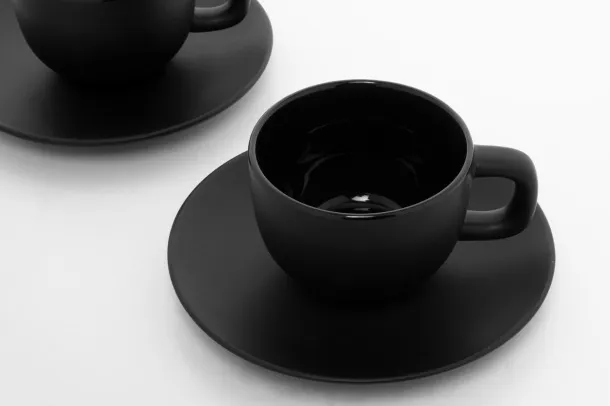 Caturra Plus cappuccino cup set Black