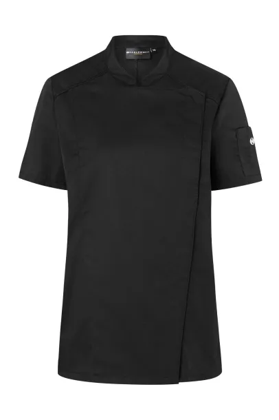  Short-Sleeve Ladies' Chef Jacket Modern-Look - Karlowsky Black