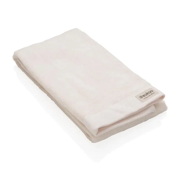 Ukiyo Sakura AWARE™ 500 gsm bath towel 50 x 100cm - Ukiyo White 