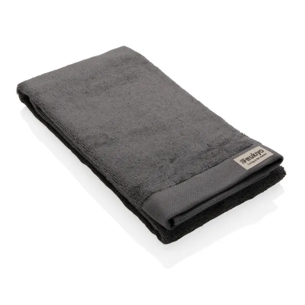 Ukiyo Sakura AWARE™ 500 gsm bath towel 50 x 100cm - Ukiyo Grey 