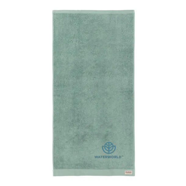 Ukiyo Sakura AWARE™ 500 gsm bath towel 50 x 100cm - Ukiyo Green 