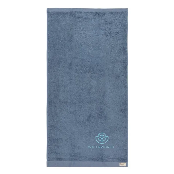 Ukiyo Sakura AWARE™ 500 gsm bath towel 50 x 100cm - Ukiyo Plava 