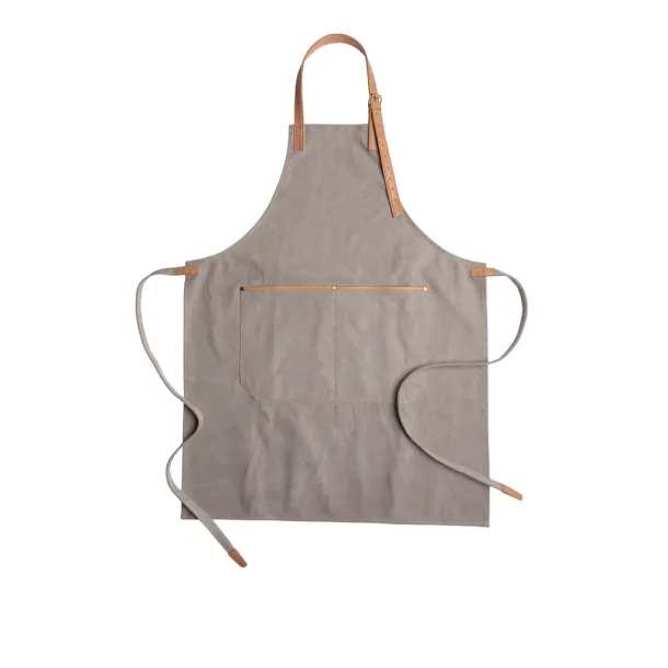  Deluxe canvas chef apron - XD Collection Grey 