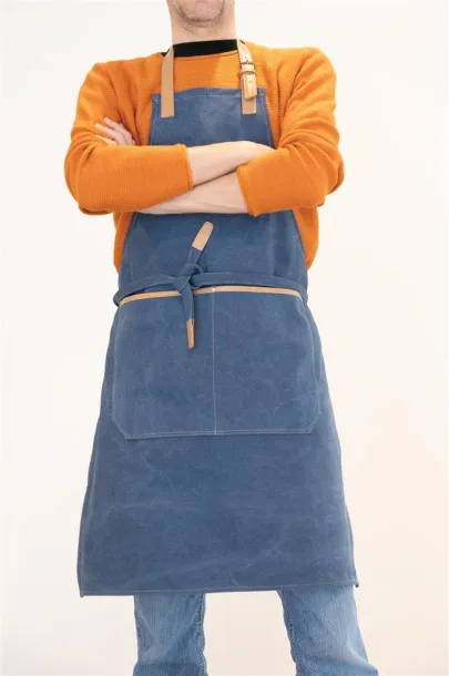  Deluxe canvas chef apron - XD Collection Blue 