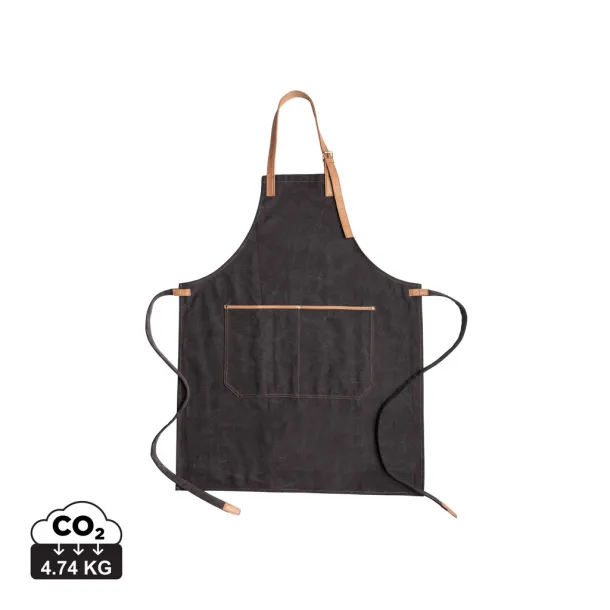  Deluxe canvas chef apron - XD Collection Black 