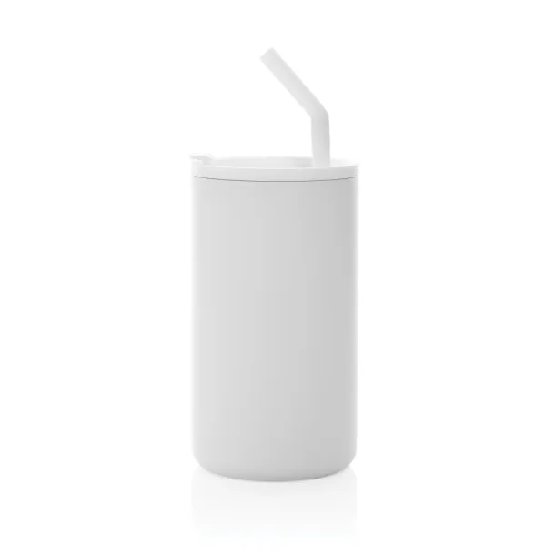 Cube RCS certified recycled steel mug 800ml - XD Collection White 