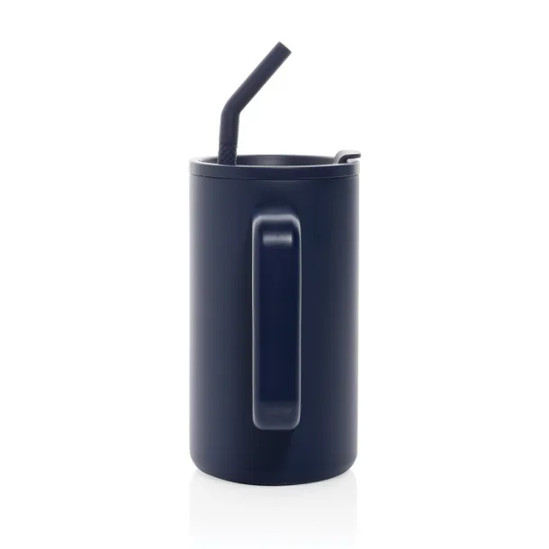 Cube RCS certified recycled steel mug 800ml - XD Collection blue 