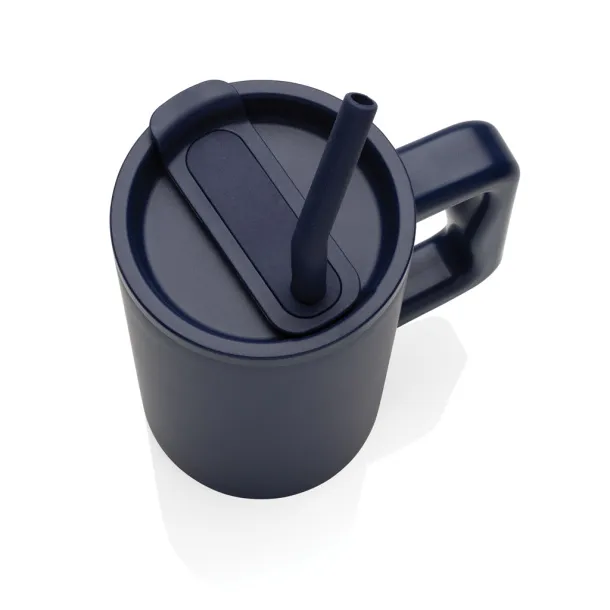 Cube RCS certified recycled steel mug 800ml - XD Collection blue 