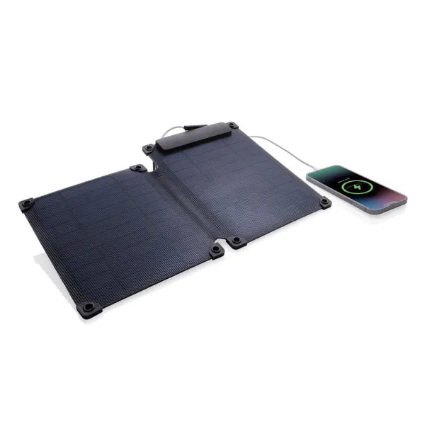  Solarpulse 10W prijenosni solarni panel od rplastike - XD Collection Crna 