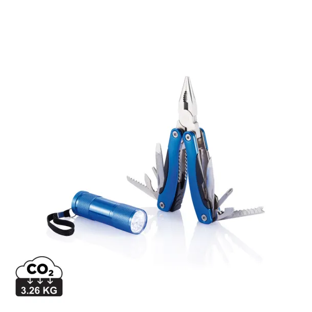  Multitool and torch set - XD Collection Blue 