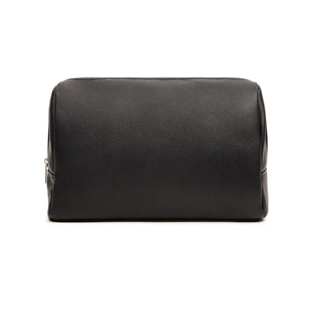  VINGA Bermond RCS recycled PU toiletry bag - Vinga Black 