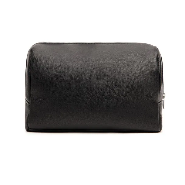  VINGA Bermond RCS recycled PU toiletry bag - Vinga Black 