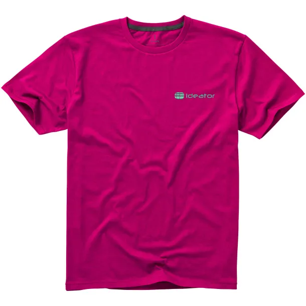 Nanaimo short sleeve men's t-shirt - Elevate Life Magenta