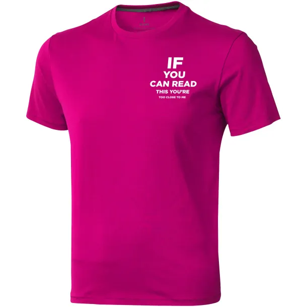 Nanaimo short sleeve men's t-shirt - Elevate Life Magenta