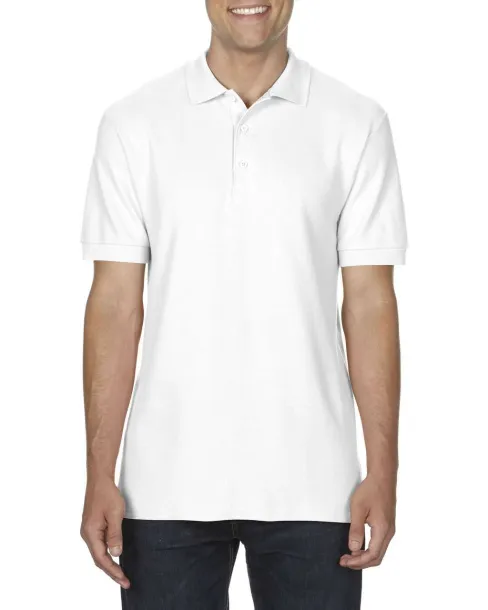  PREMIUM COTTON® ADULT DOUBLE PIQUÉ POLO - Gildan White