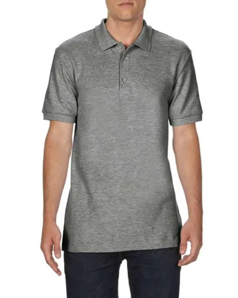  PREMIUM COTTON® ADULT DOUBLE PIQUÉ POLO - Gildan Graphite Heather