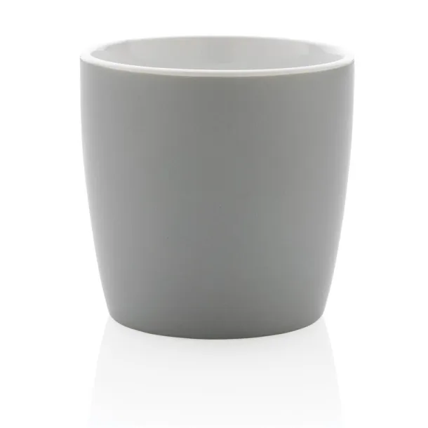  Keramička šalica s unutrašnjosti u boji, 300 ml - XD Collection Siva Bijela