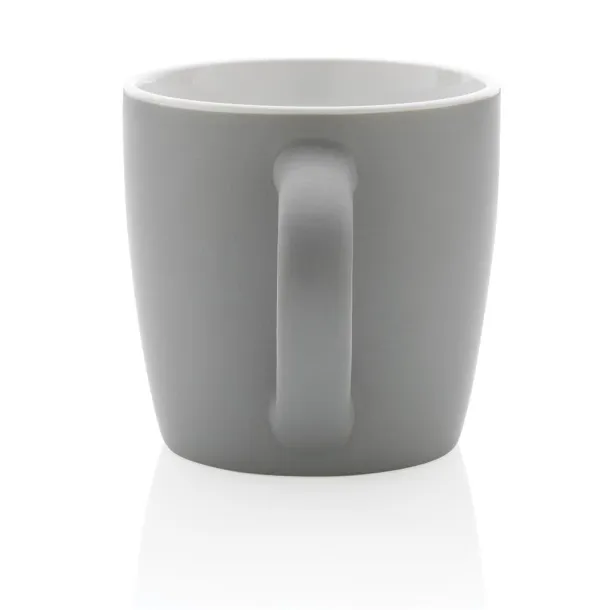  Ceramic mug with colored inner - XD Collection Grey White