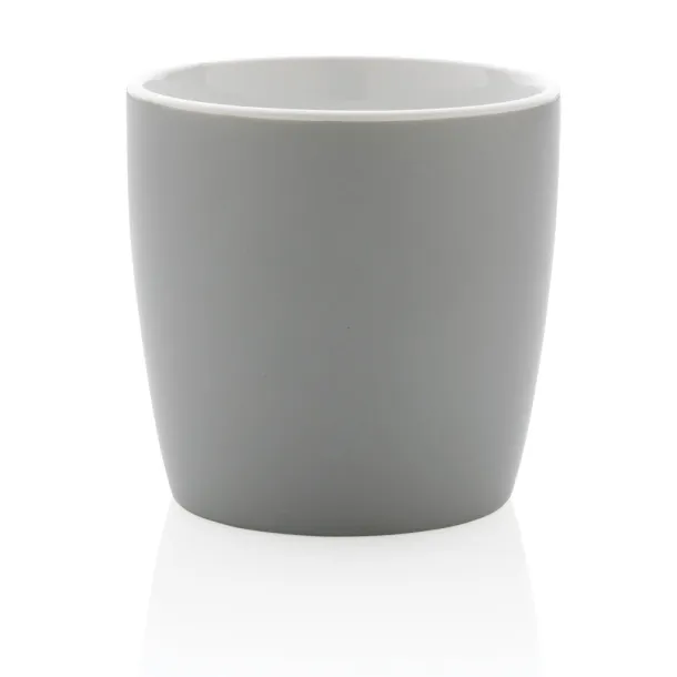  Keramička šalica s unutrašnjosti u boji, 300 ml - XD Collection Siva Bijela