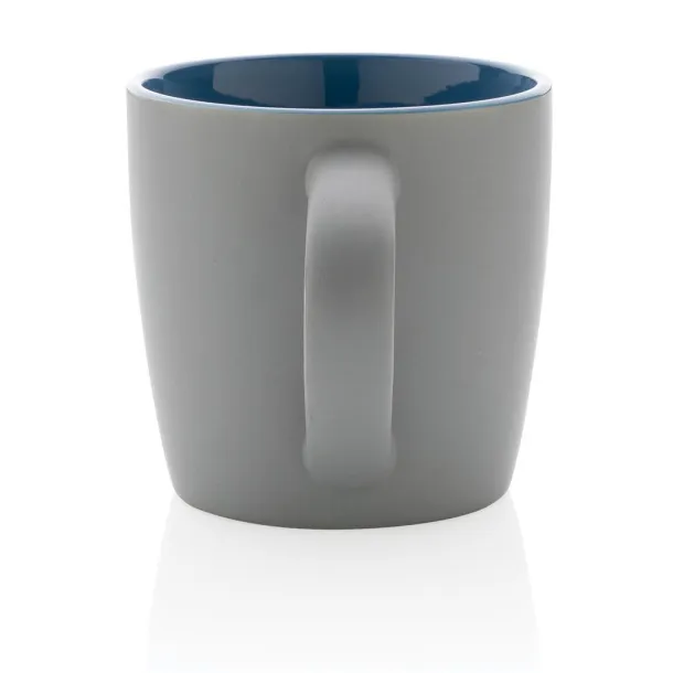  Ceramic mug with colored inner - XD Collection Plava Grey