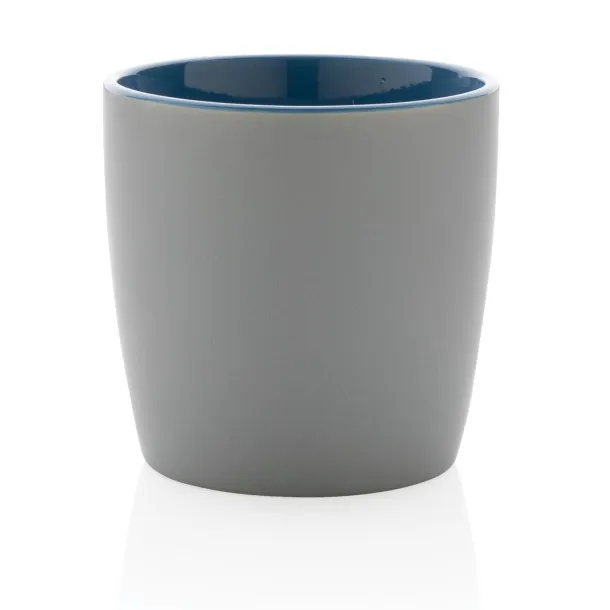  Keramička šalica s unutrašnjosti u boji, 300 ml - XD Collection Plava Siva