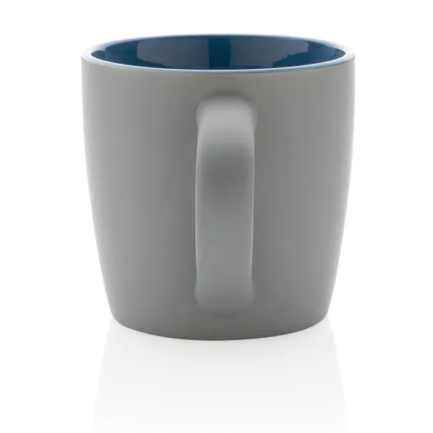  Ceramic mug with colored inner - XD Collection Plava Grey