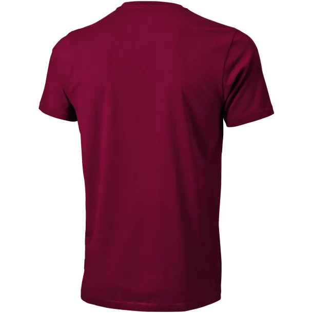 Nanaimo short sleeve men's t-shirt - Elevate Life Burgundy