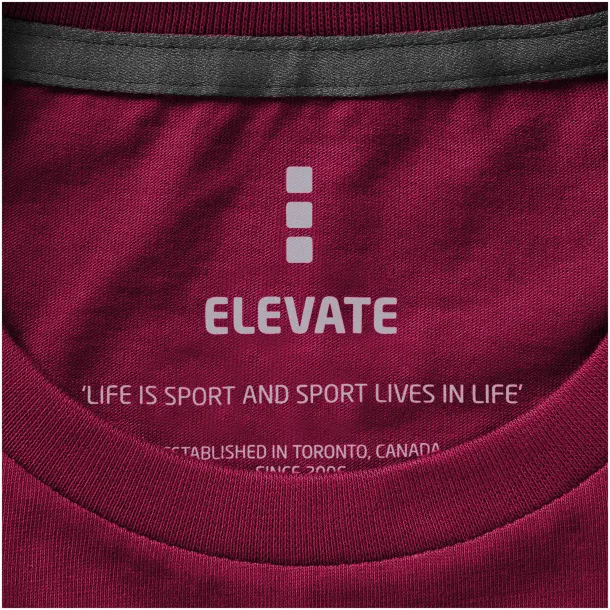 Nanaimo short sleeve men's t-shirt - Elevate Life Burgundy