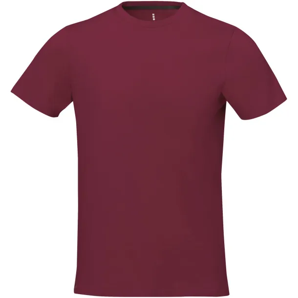 Nanaimo short sleeve men's t-shirt - Elevate Life Burgundy