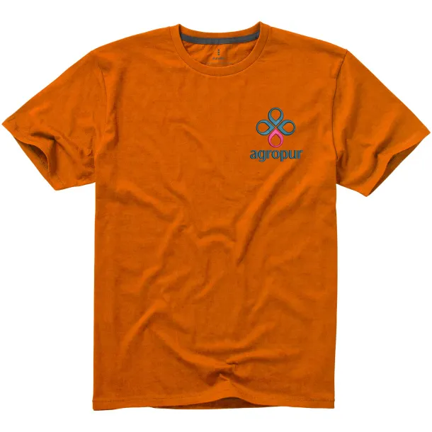 Nanaimo short sleeve men's t-shirt - Elevate Life Orange