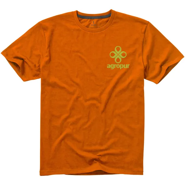 Nanaimo short sleeve men's t-shirt - Elevate Life Orange