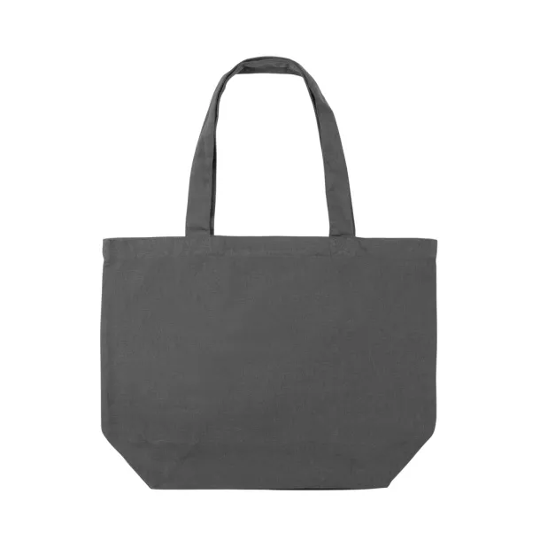  Impact AWARE™ recycled canvas shopper w/pocket 240gsm undyed - XD Collection Anthracite 