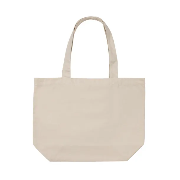  Impact AWARE™ recycled canvas shopper w/pocket 240gsm undyed - XD Collection Bijela 