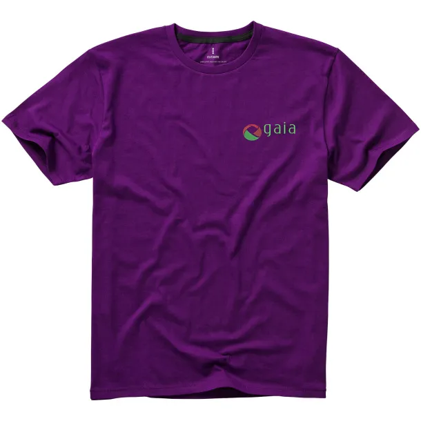 Nanaimo short sleeve men's t-shirt - Elevate Life Plum