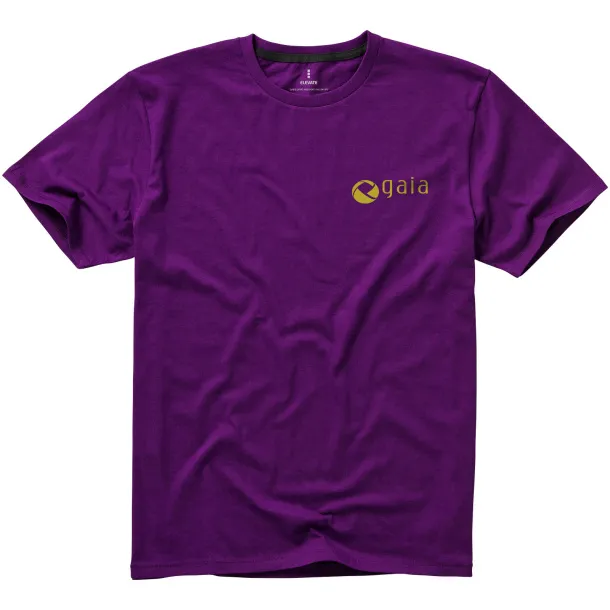 Nanaimo short sleeve men's t-shirt - Elevate Life Plum