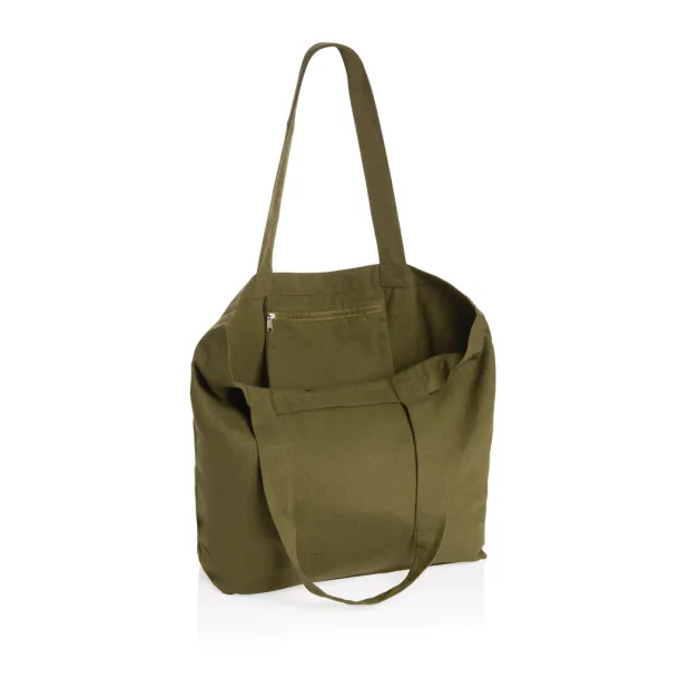  Impact AWARE™ recycled canvas shopper w/pocket 240gsm undyed - XD Collection 45533C 