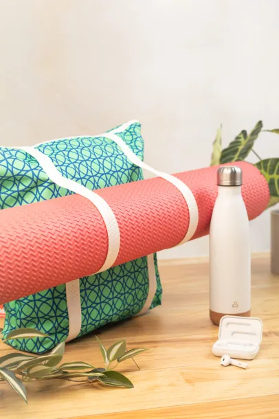 SuboBag Yoga personalizirana torba s nosačem za prostirku za jogu Bijela