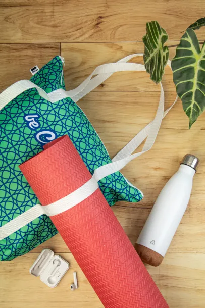 SuboBag Yoga personalizirana torba s nosačem za prostirku za jogu Bijela